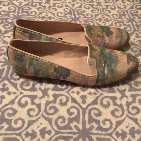 Miista Gorgeous Watercolour Sparkle Flats - Picture 4 of 6